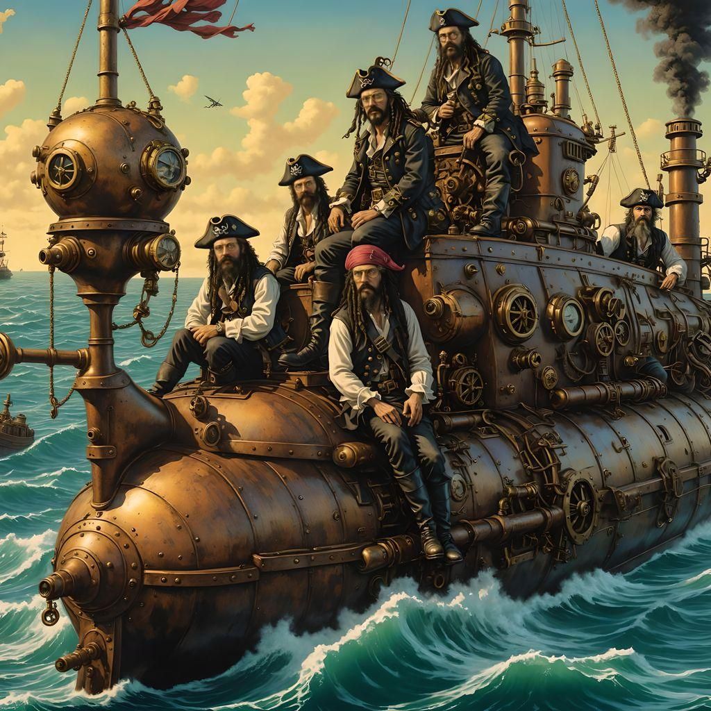 The Brass Kraken's Gilded Corsairs