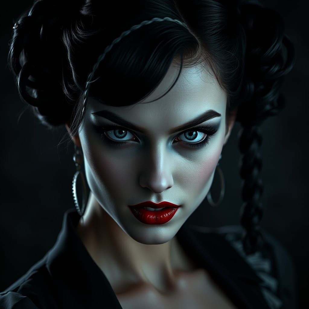 Gothic Goddess with Mysterious Aura