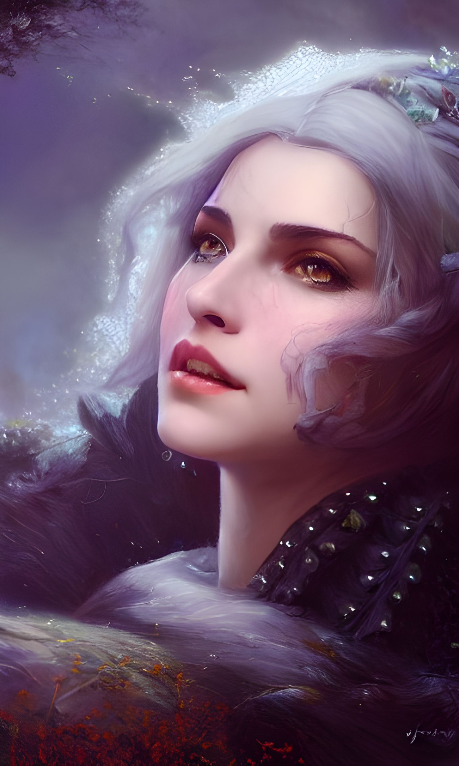 Yennefer with White Hair