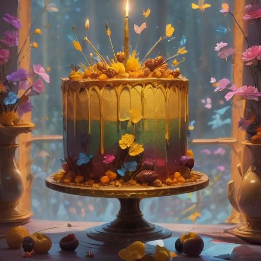 Chocolate Cake Concept Art in Unreal Engine 5