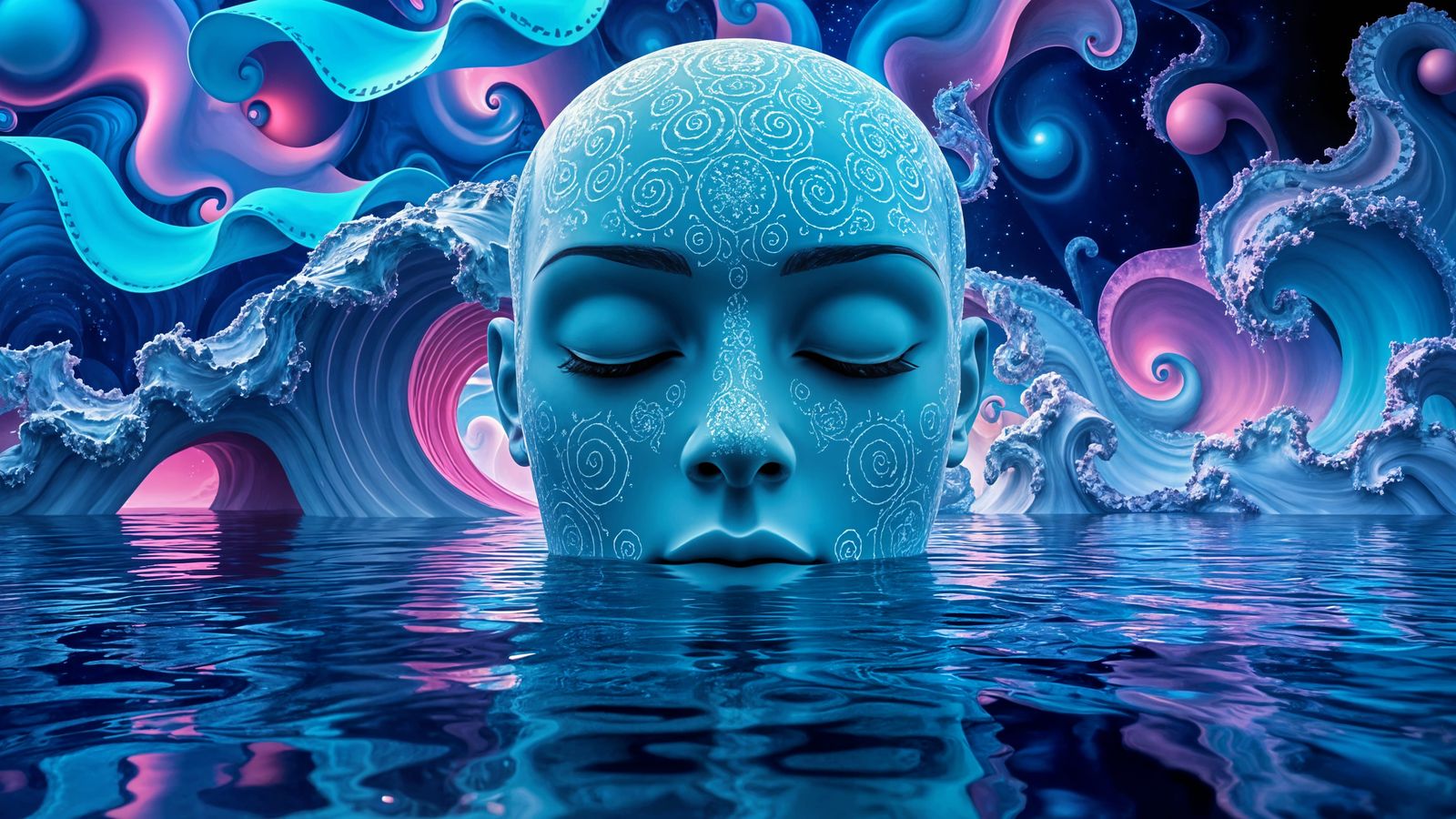 Calm After Storm: High-Resolution Abstract Fractal Art