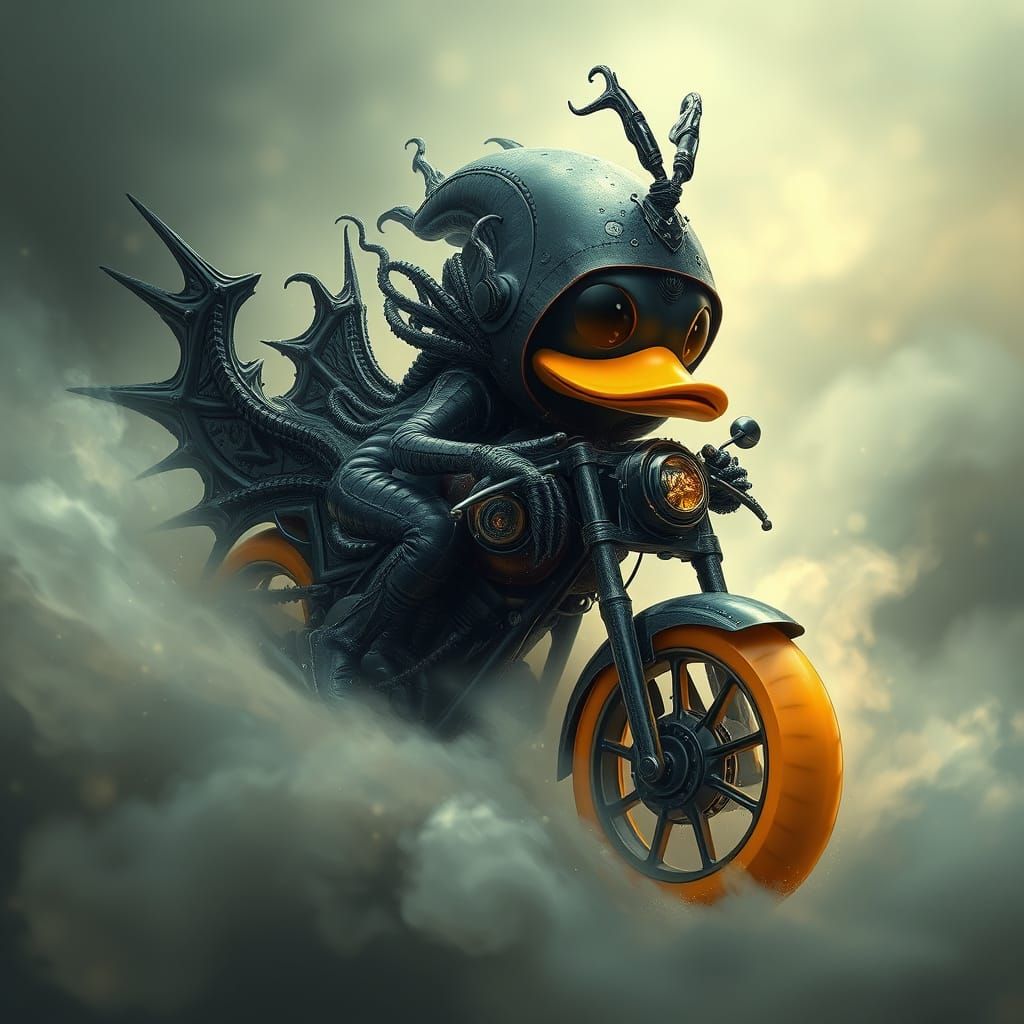 Cyberpunk Horror Queen Emerges from Alien Vessel