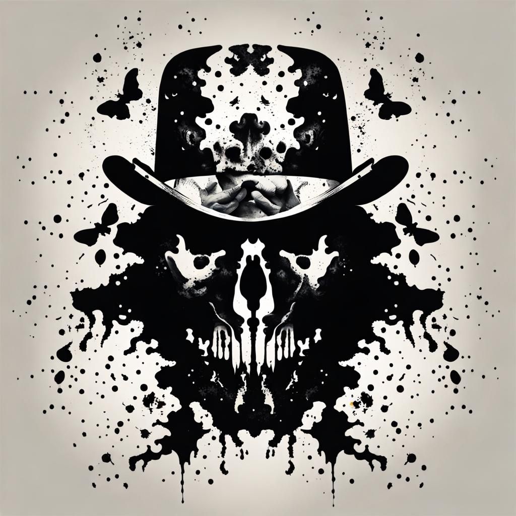 Disturbing Horror Rorschach Test Card