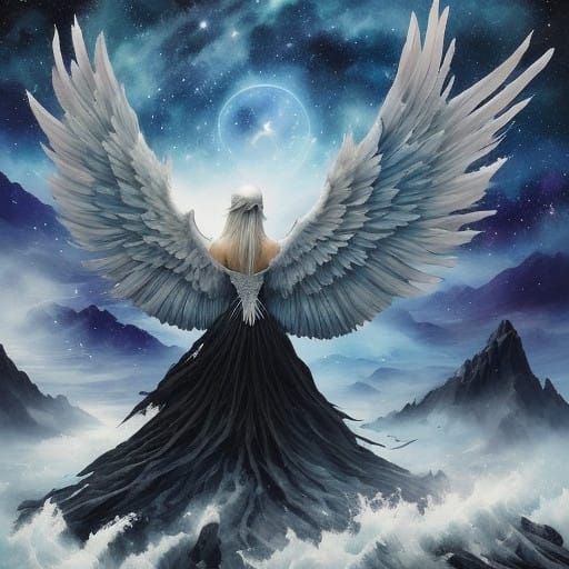 Ethereal Landscape with Figure in the Distance