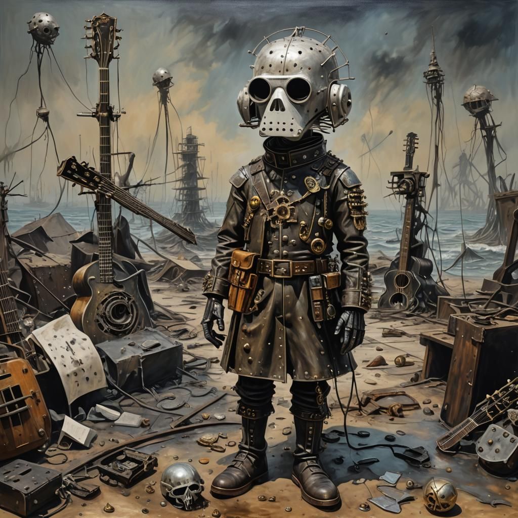 A Hyperrealistic 3D Rendering of Pinhead from the Hellraiser...