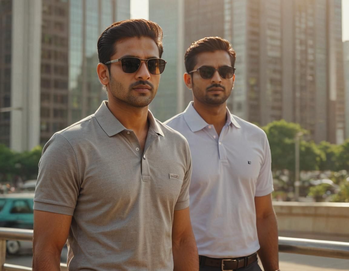 Indian Businessmen in Modern Luxury Office, Corporate Photo