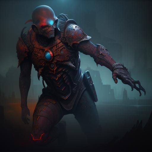 Undead Soldier, Broken Hand? 😬 Dark Fantasy art. Macabre