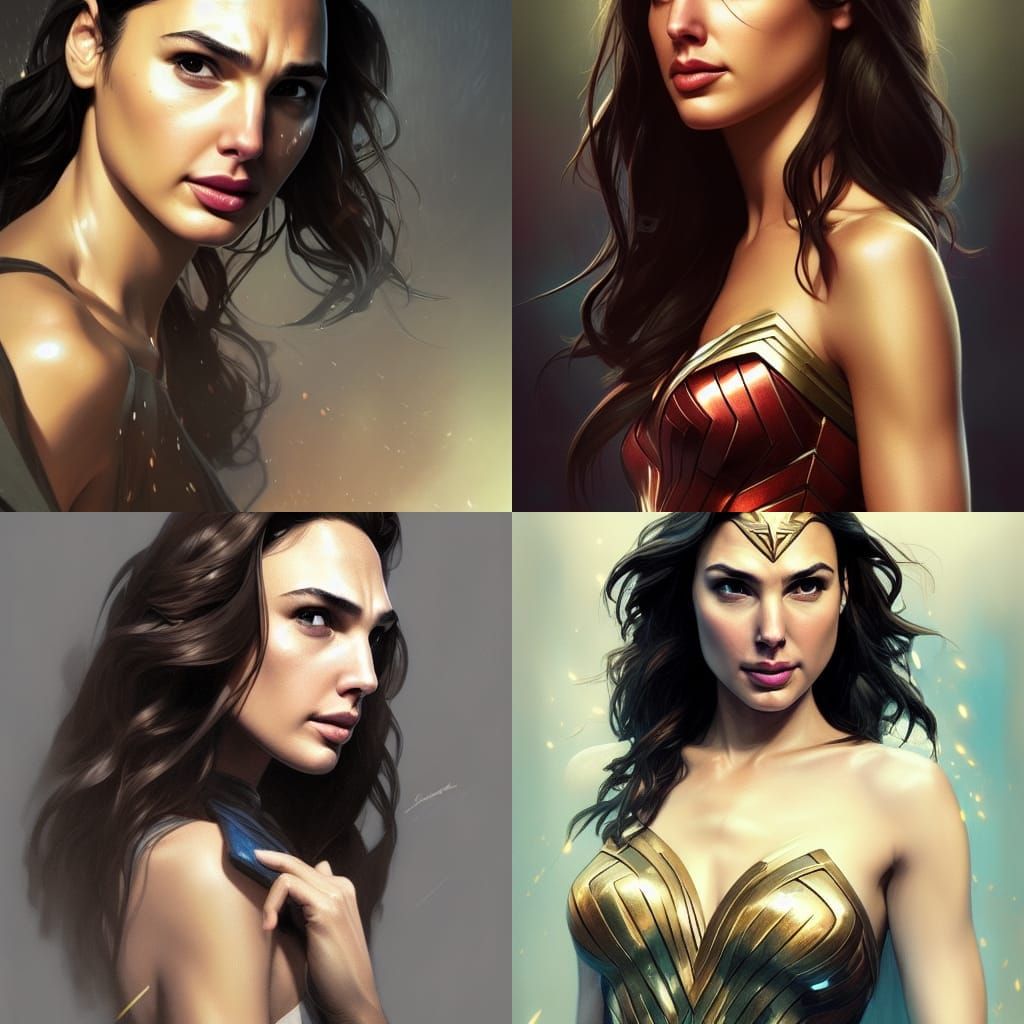 Detailed Portrait of a Woman in Digital Art Style