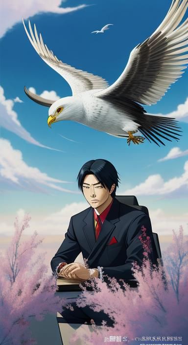 Peng Menghui in Anime Key Visual Style