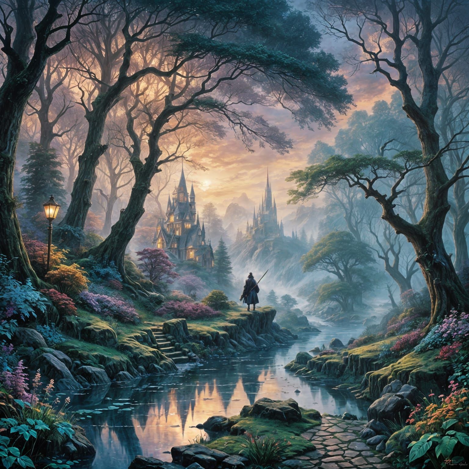 A Mysterious Quest in Whimsical Woodland