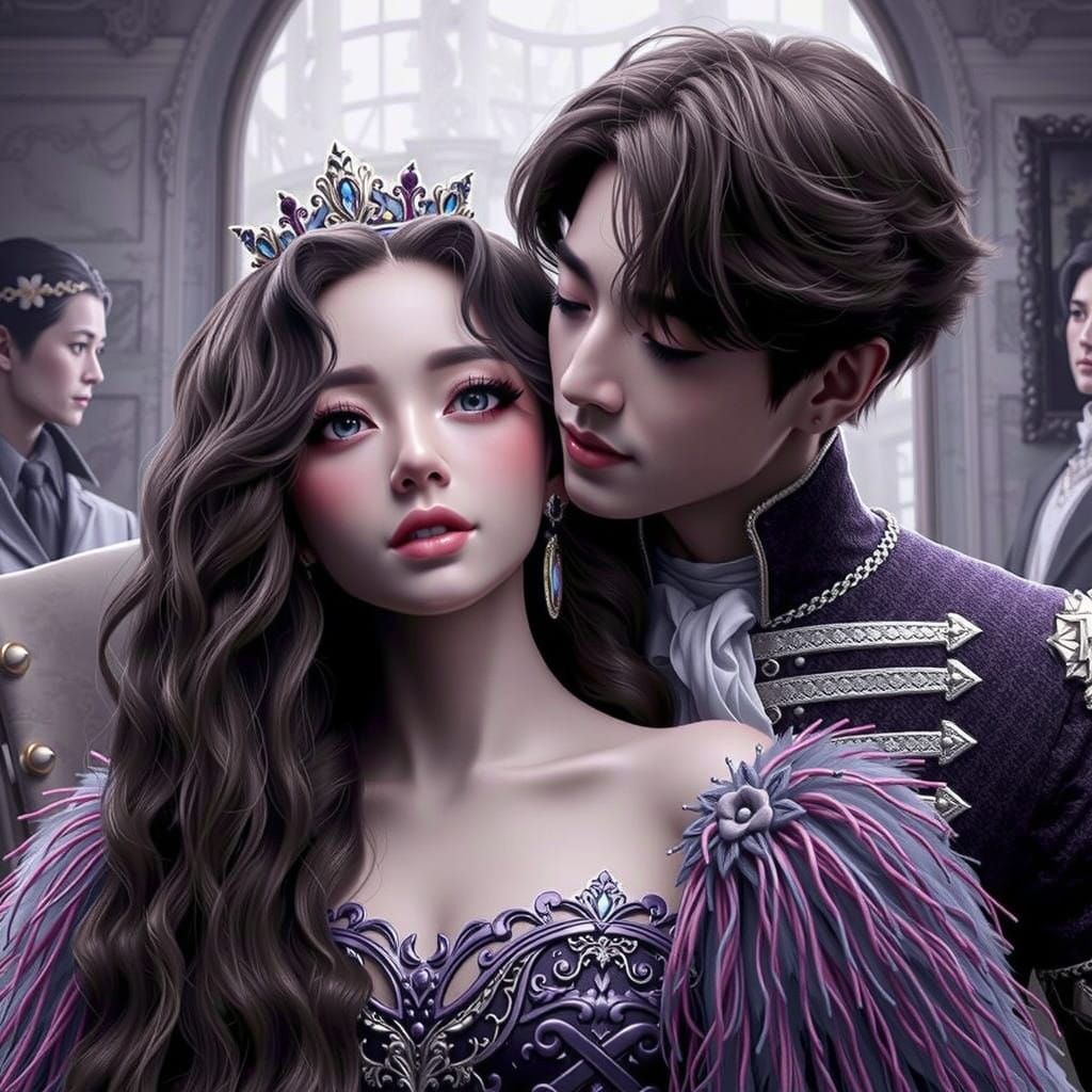 Regal Aristocrats in Vibrant Opulence