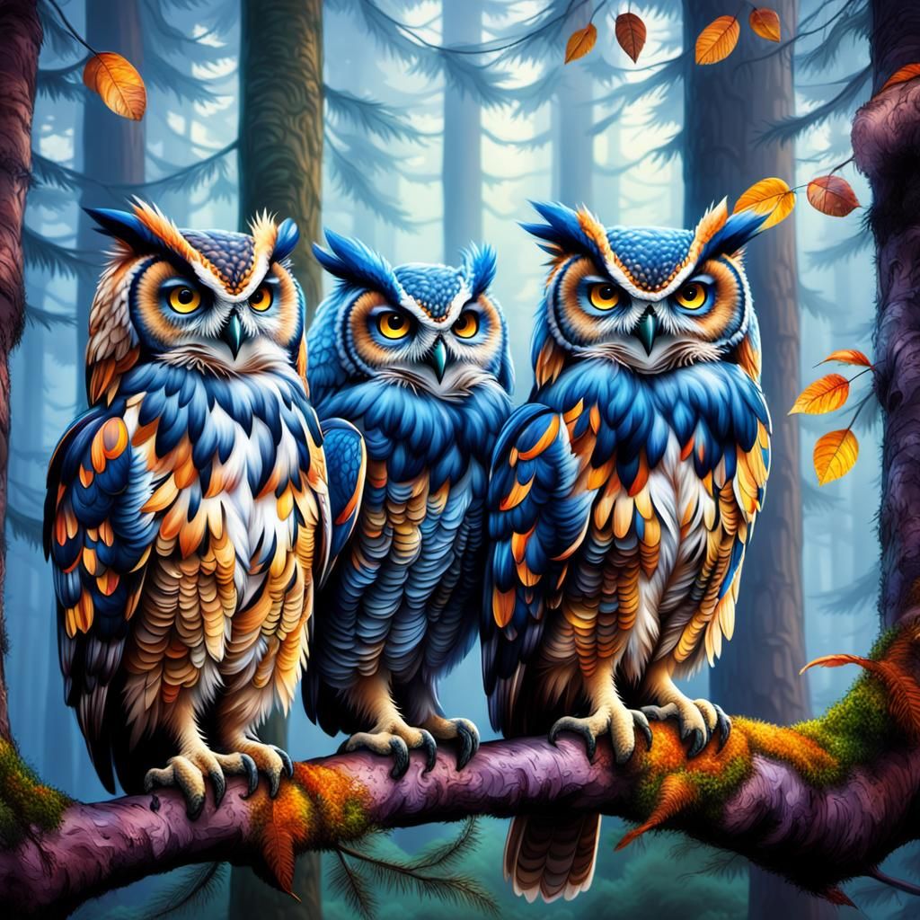 Vibrant Forest Owls Captured in Cinematic Wildlife Photograp...