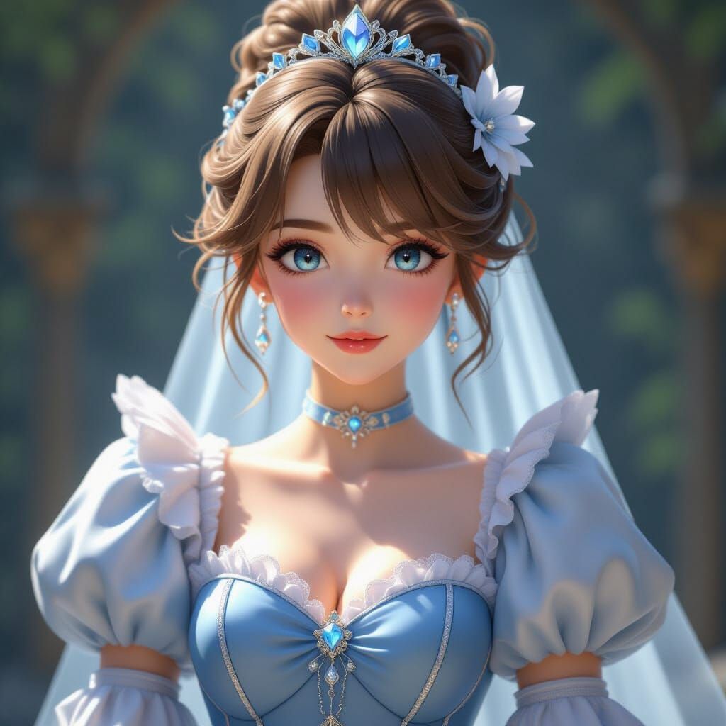 Cinderella in Breathtaking 3D Anime Style