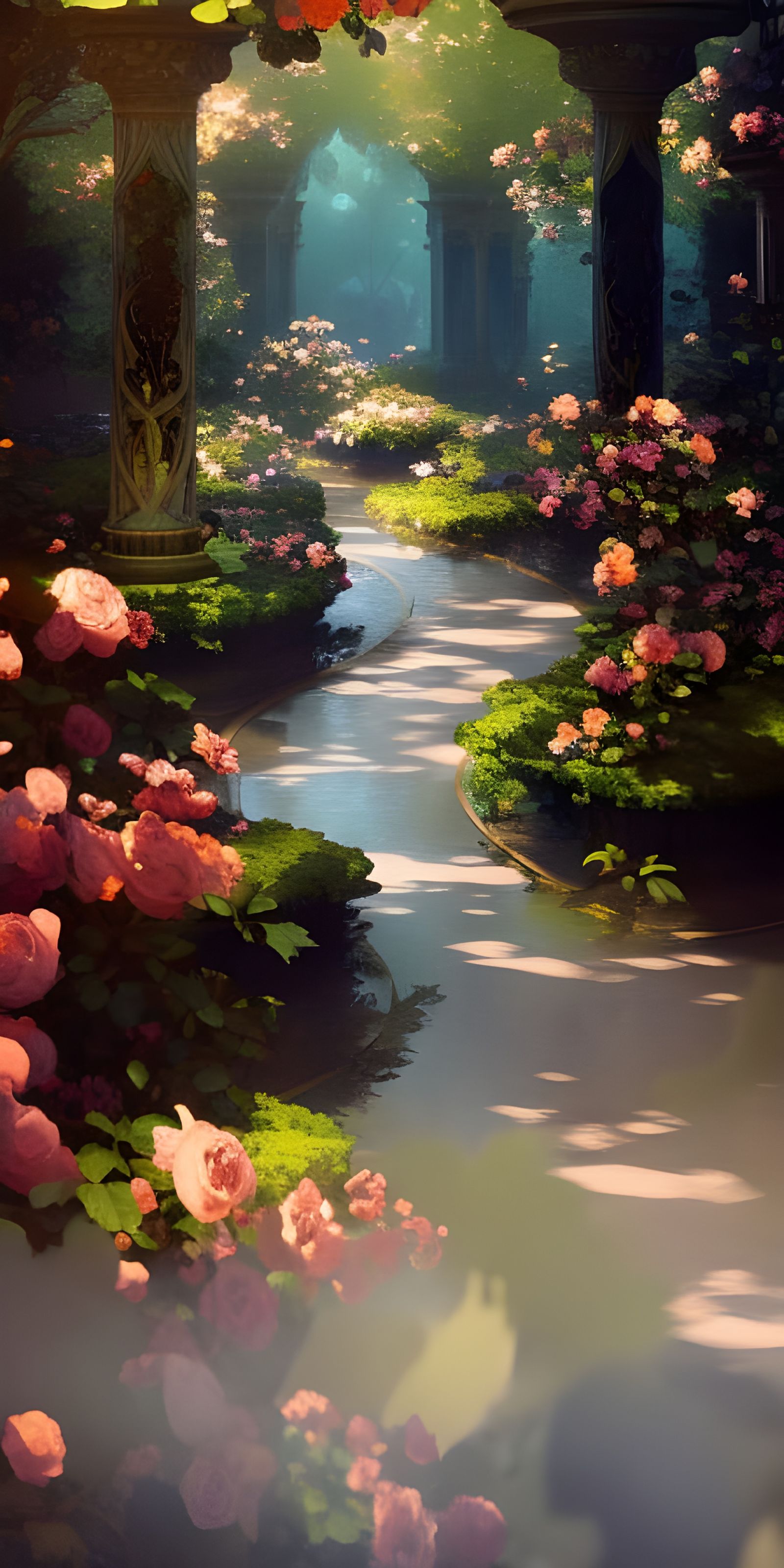 Rose Garden Path