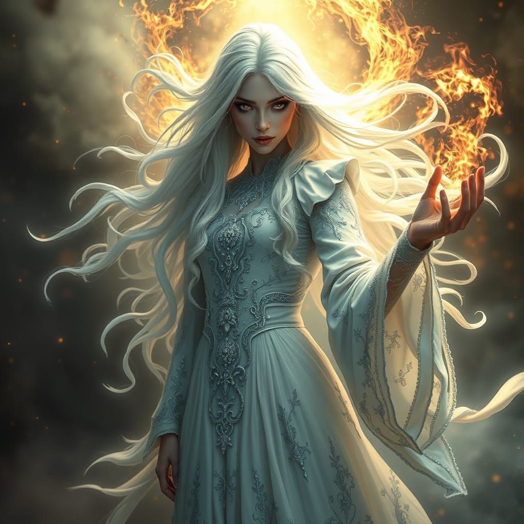 Enchantress Unveils Dark Magic in Ethereal, Art Nouveau-Insp...