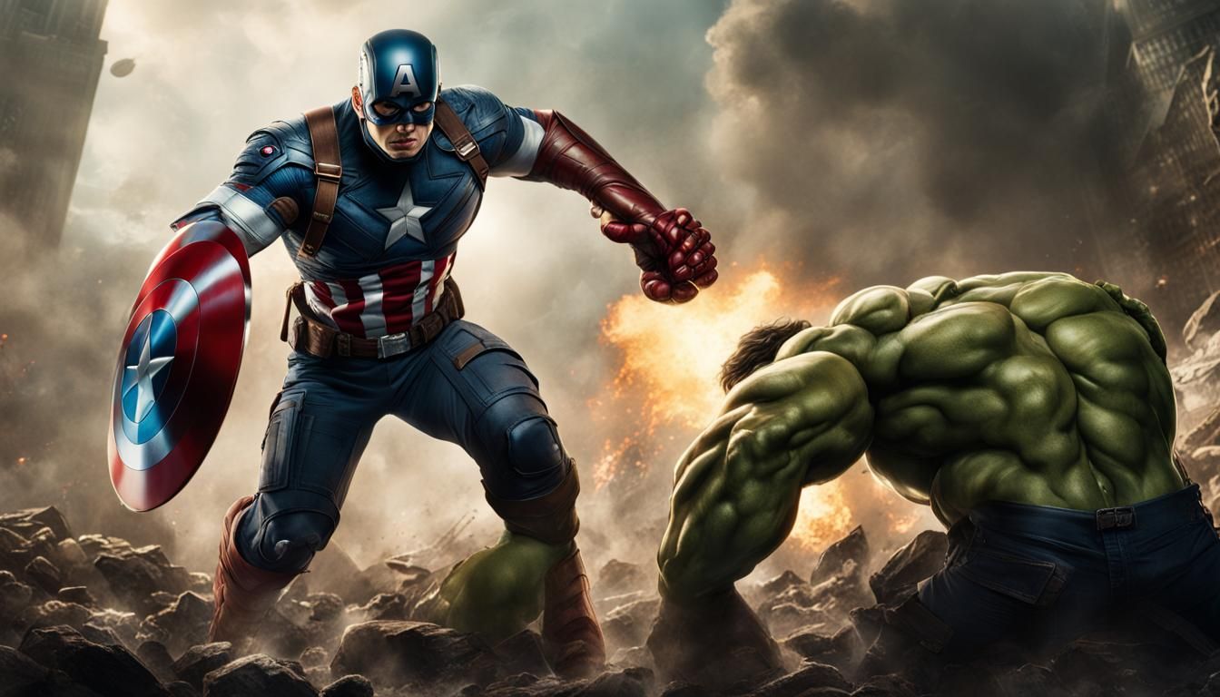 Captain America Vs The Incredible Hulk