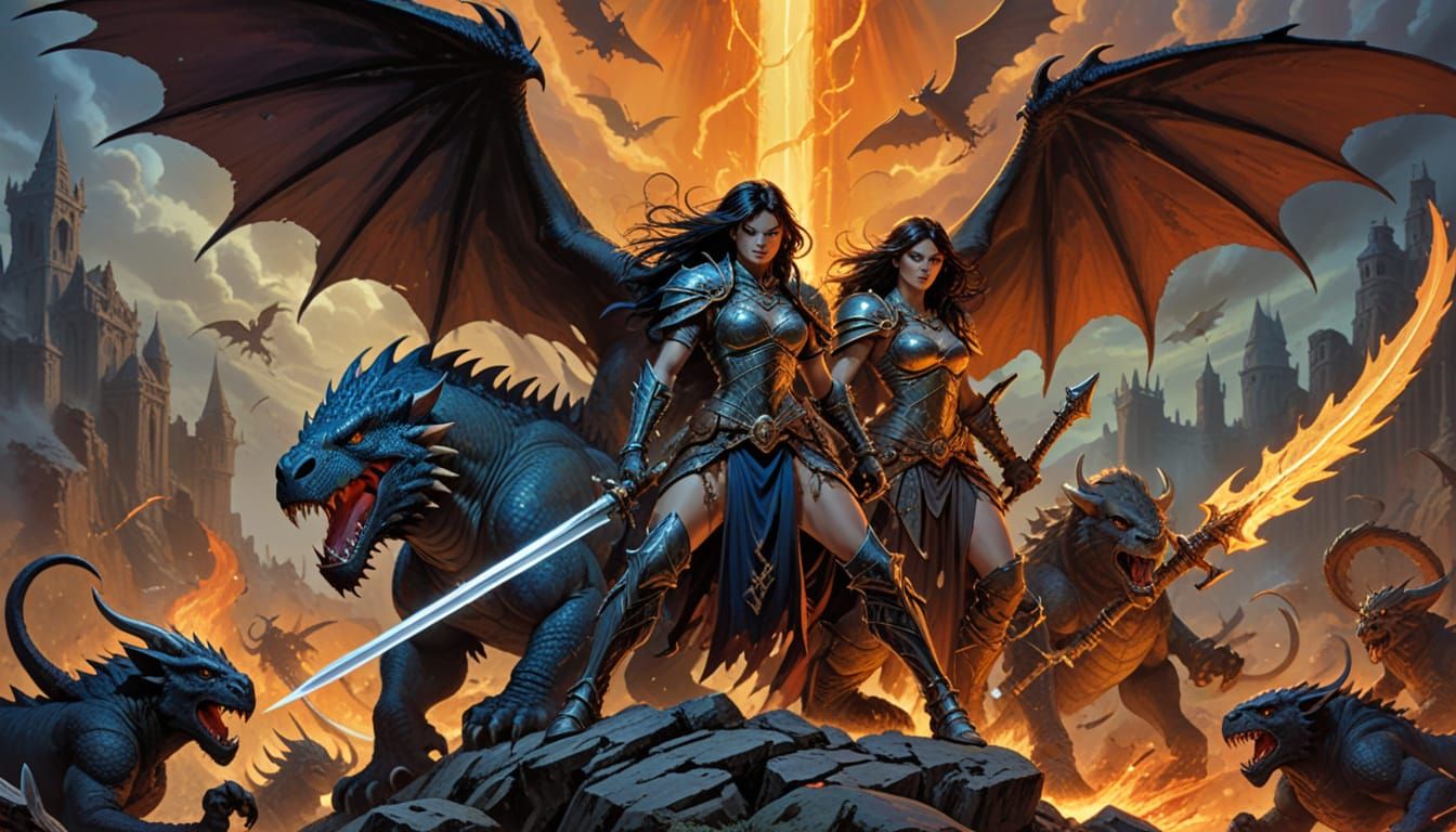 Fantasy Heroes Battle Draconian Hordes on Krynn