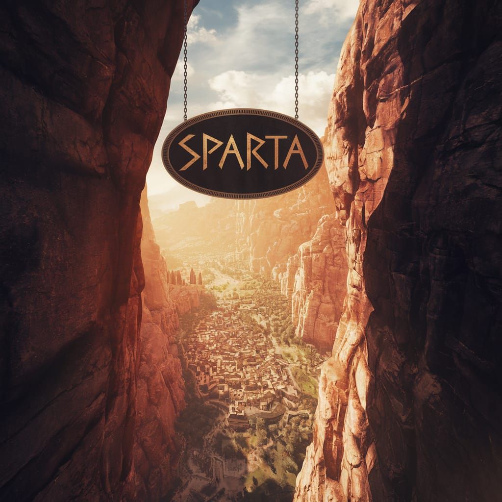 Ancient City of Sparta Revealed from Bird's Eye View