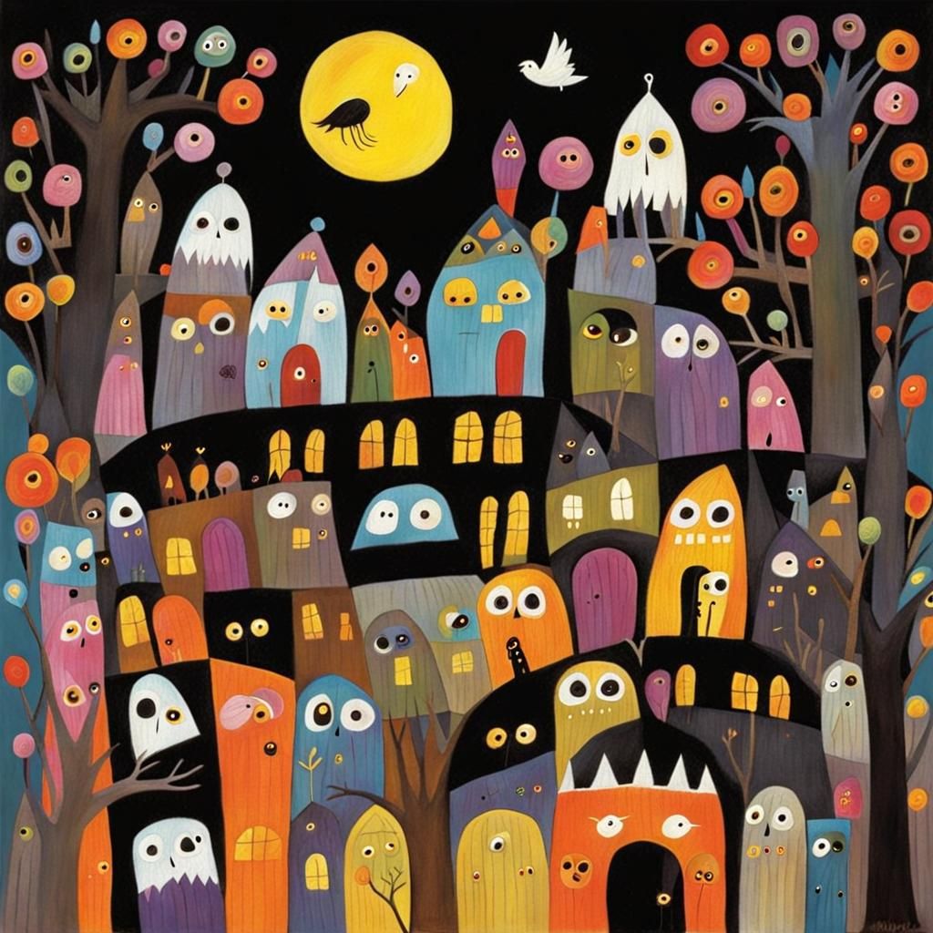 Whimsical Grimdark Landscape