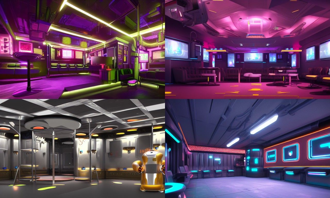 Robot Furry Strip Club: Belly Inflation Room