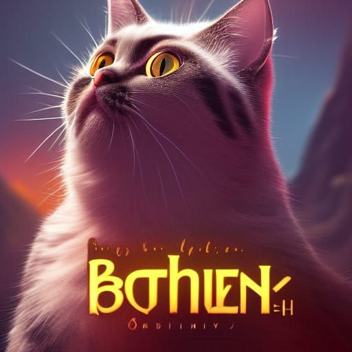 Cat Sings Bohemian Rhapsody: Detailed Matte Painting