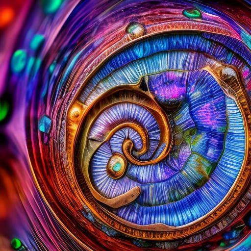 Mystical Crystal Shop: Hyperrealistic Professional Photograp...