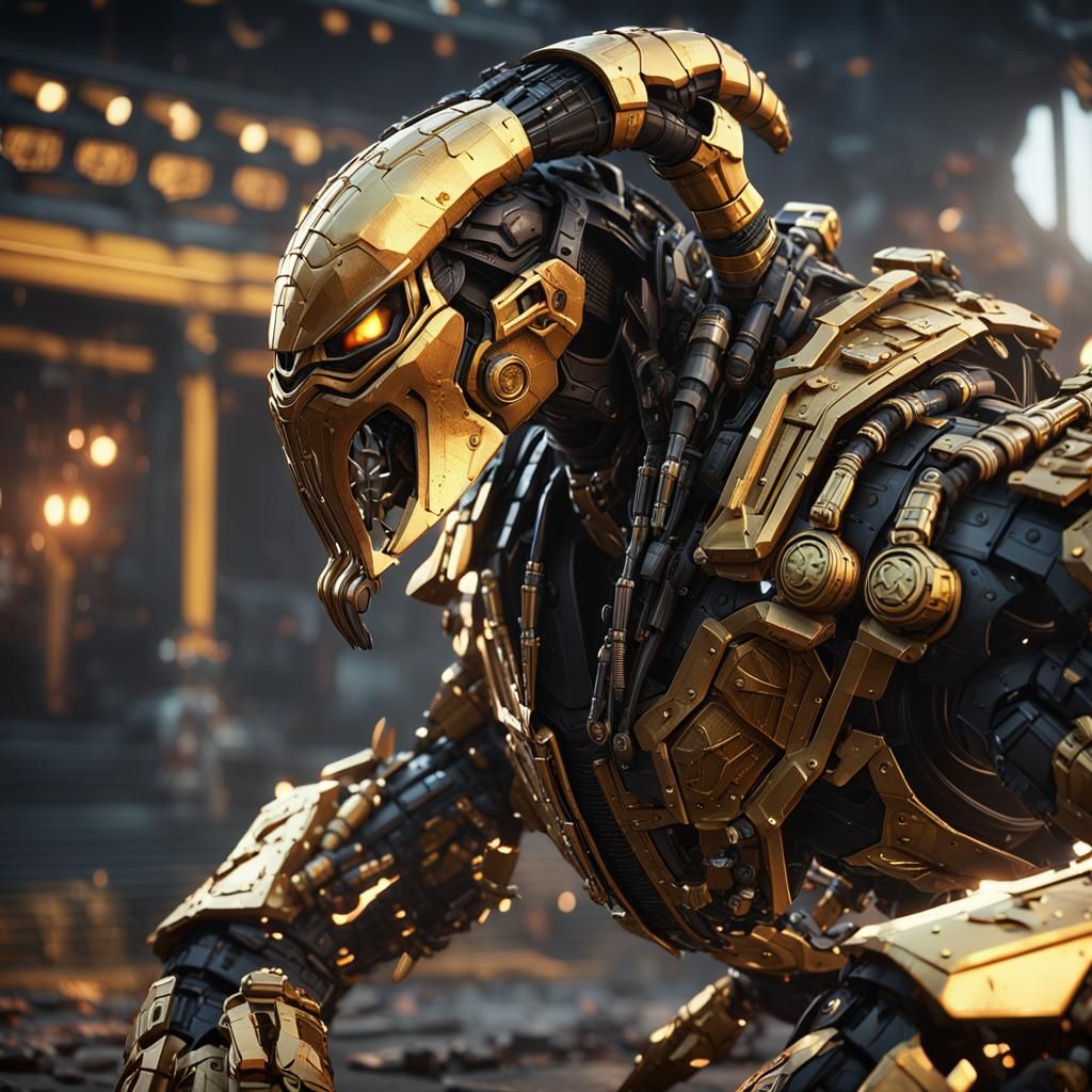 Futuristic Robotic Scorpion in Sci-Fi Style