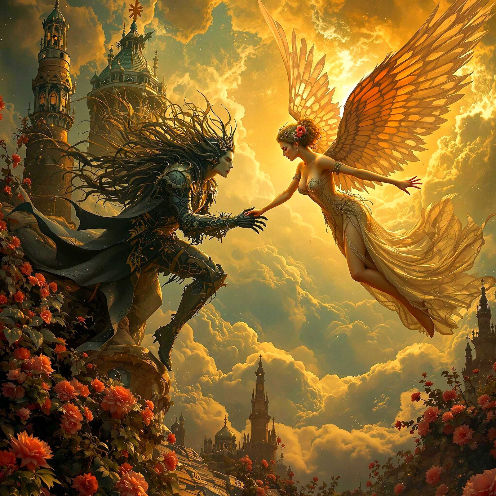 Surreal Hypermaximalist Masterpiece of Romantic Urban Gothic...