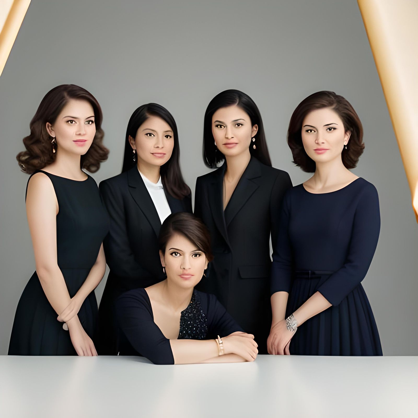 Diverse Women's Panel on TV Sound Stage