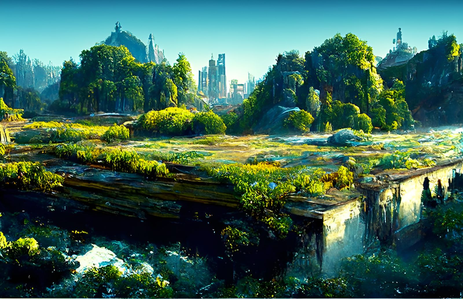 Post-Apocalyptic Spring Equinox: Overgrown Metropolis