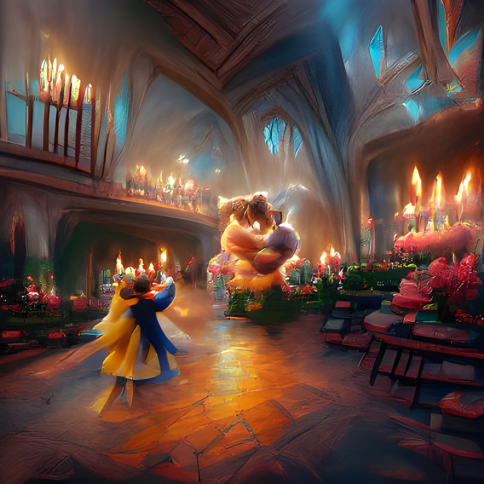 Beauty and the Beast Dance: Artstation Unreal Engine