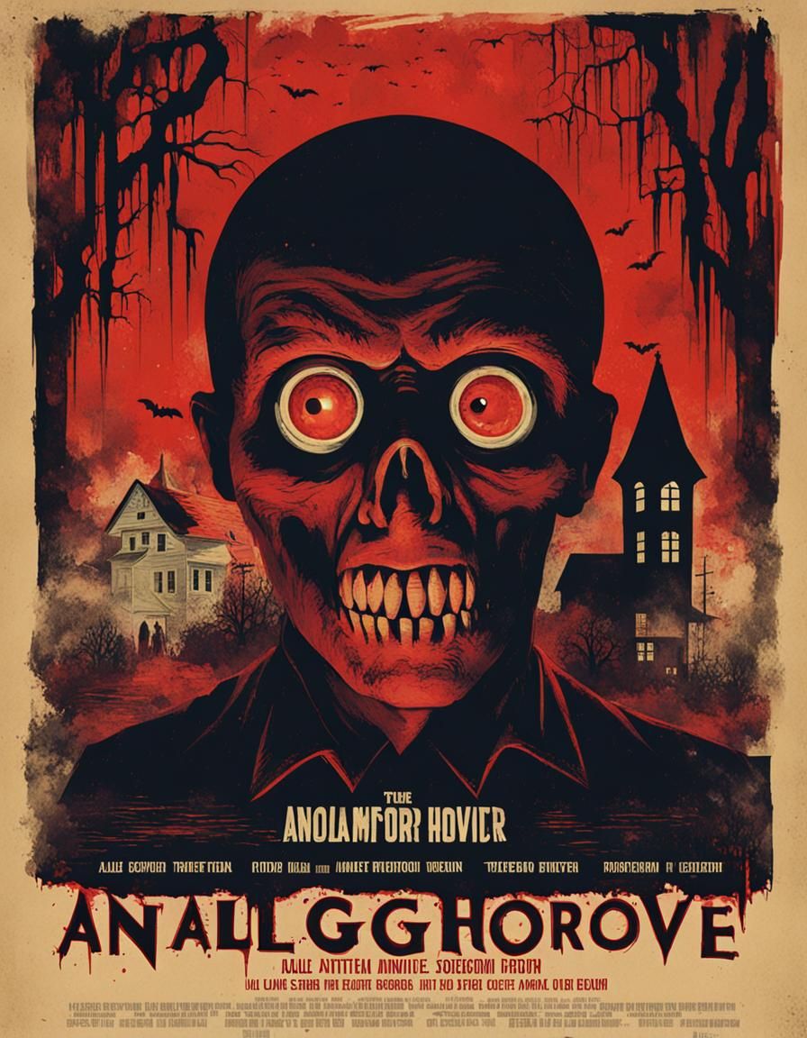 Eerie Analog Horror Movie Poster Design