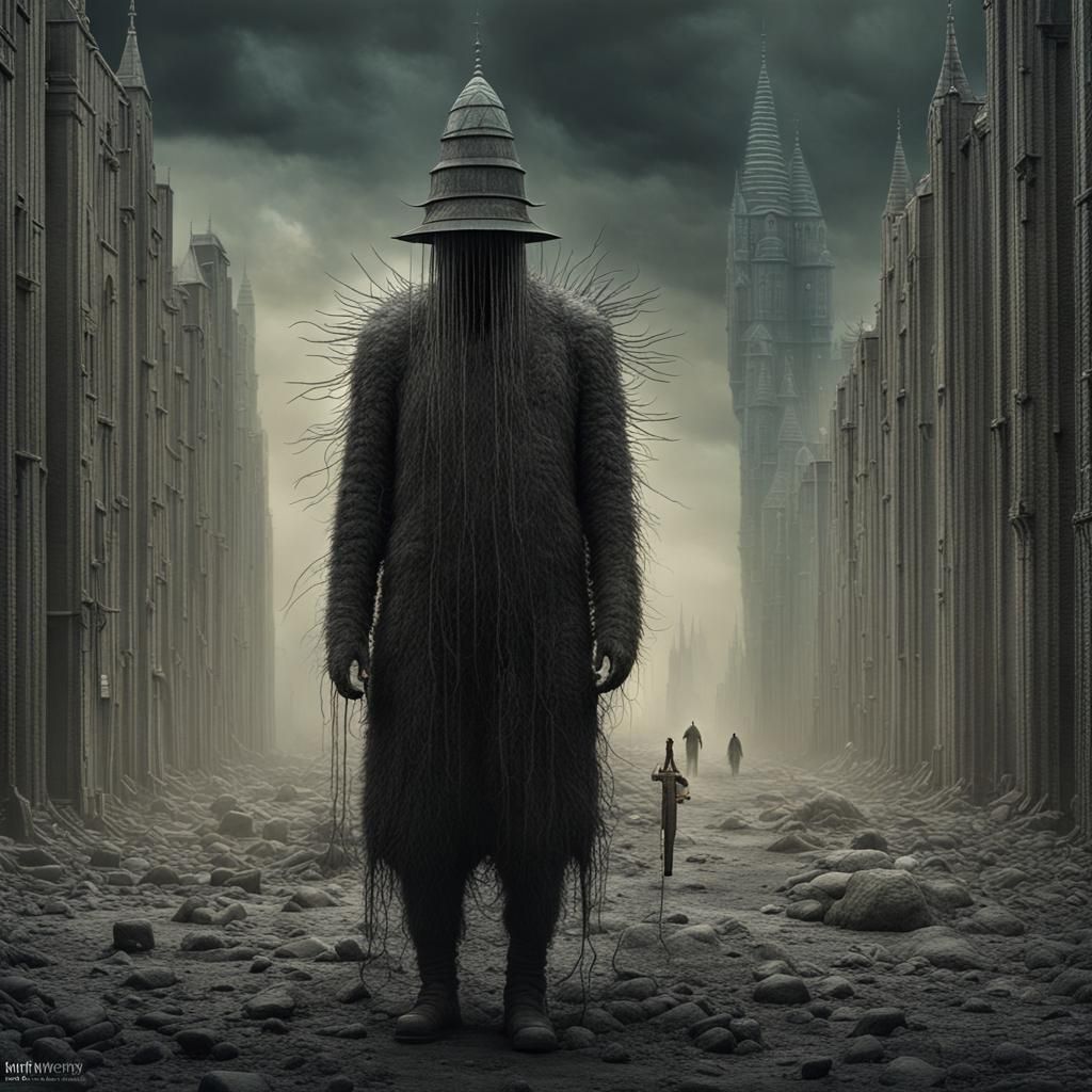 Surreal Horror Jailbreak Illustration in 8K