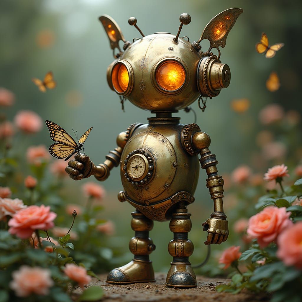 A steampunk automaton