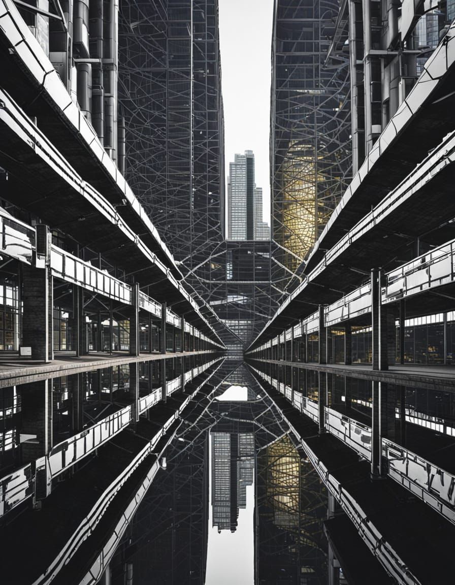 Solarpunk Megastructure Shines with Hopeful Urban Reflection...