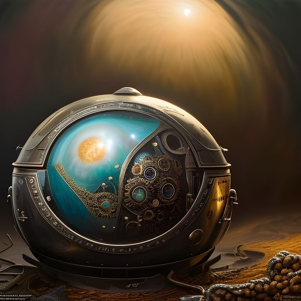 augmented steampunk orb