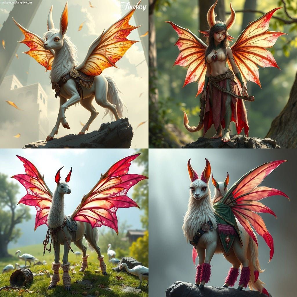 Fantasy Fairy in Digitigrade Calico Style