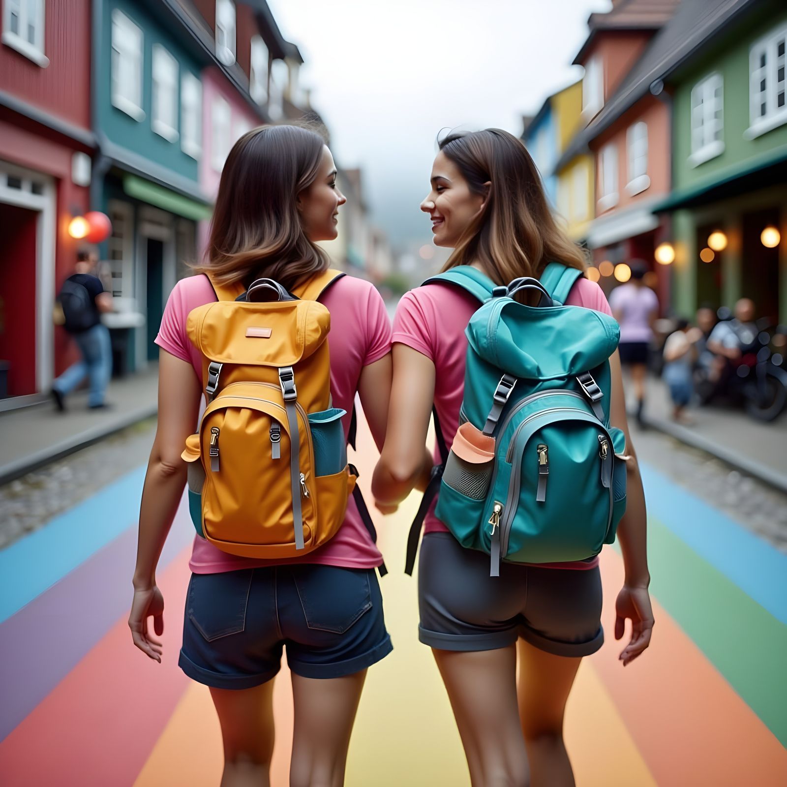 Dreamy Walk on Rainbow Road in Norway