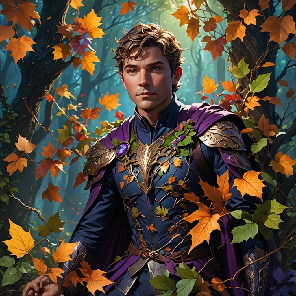 Robin Goodfellow in Whimsical Forest, Hyperrealistic Concept...