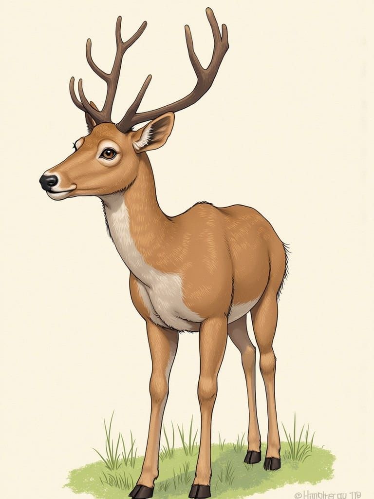 Mysterious Wampahoofus in Enchanted Vermont Landscape