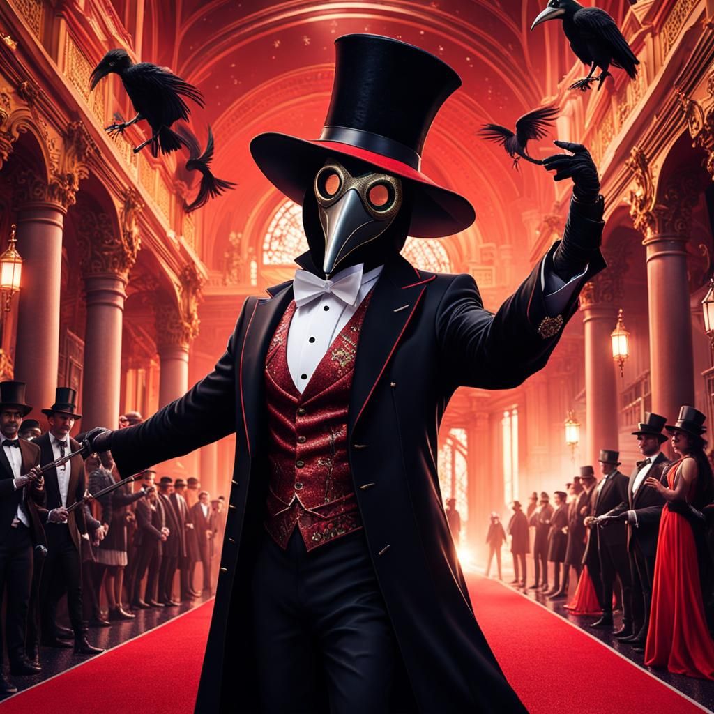 Plague Doctor on the Red Carpet