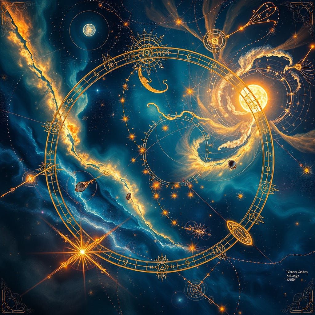 Cosmic Tapestry of the Omniverse: Intricate Celestial Cartog...