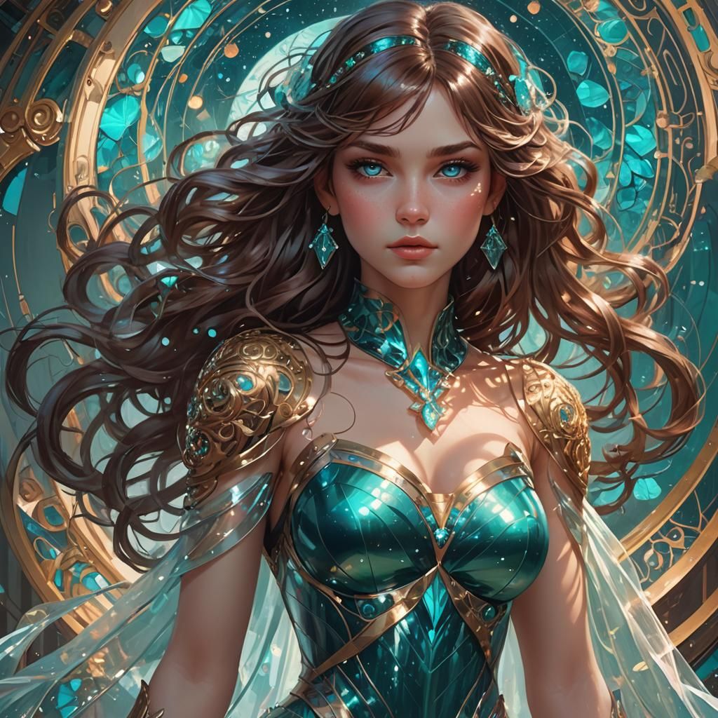 Girl with Invisibility Superpowers, Fantasy Portrait