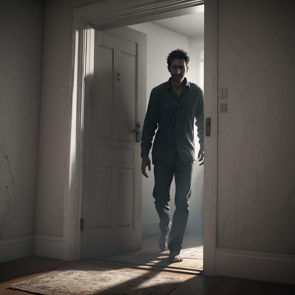 Man's Fear: Ghostly Silhouette in 3D Shading