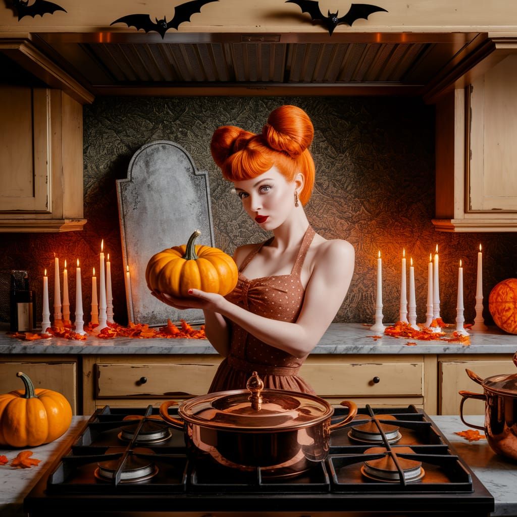 Halloween preparations