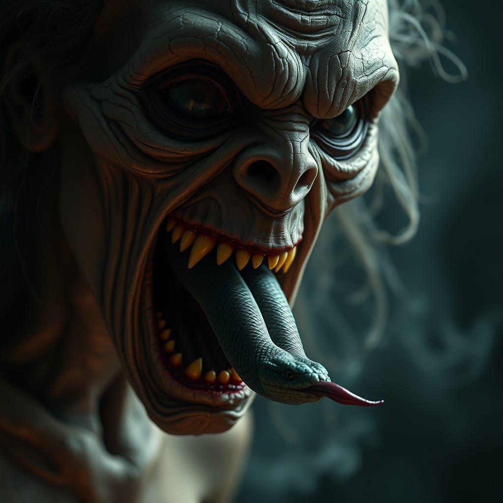 Ethereal Crone Unveils Her Dark Secret