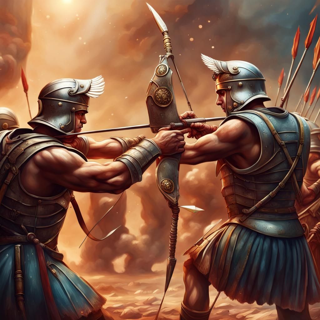 Roman Soldiers Fire Scorpio in Hyperrealistic Detail