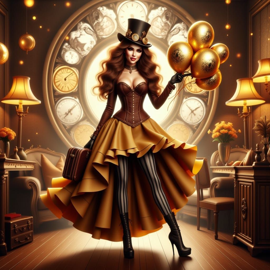 Steampunk Goddess Reigns Supreme