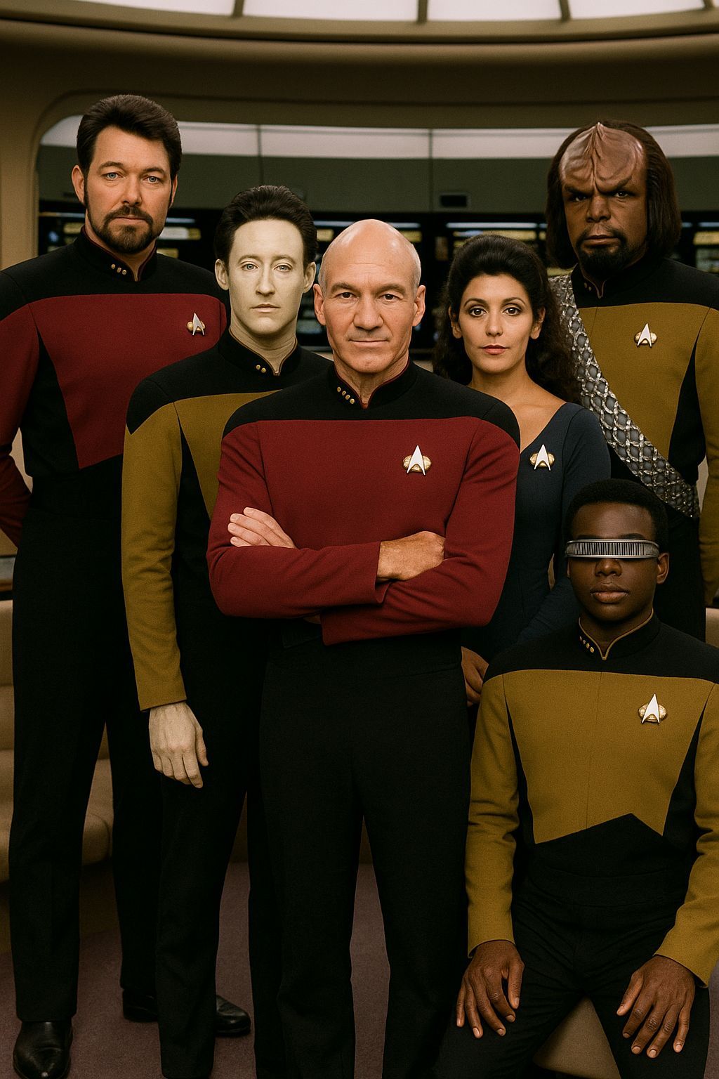 Star Trek TNG Bridge Crew Group Photo
