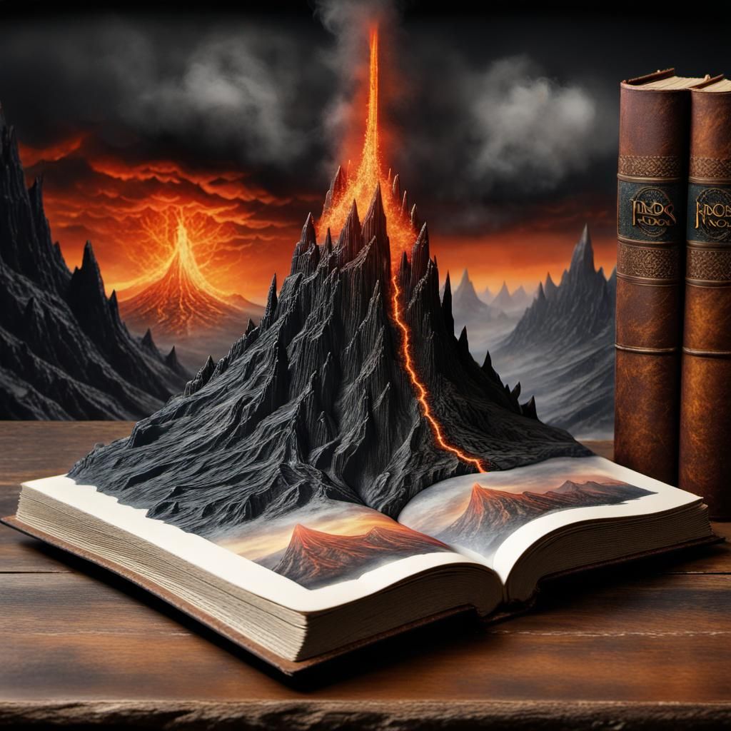 Mordor Emerges: Fantasy Art from an Antique Book